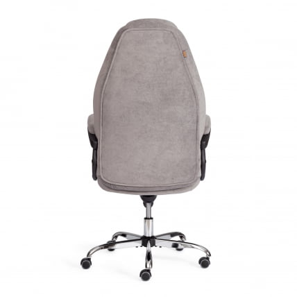 Кресло офисное БОСС Лукс флок , серый, 29 / BOSS Lux_4