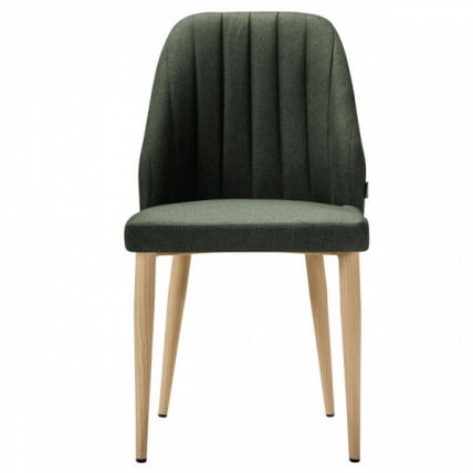 Стул Ален темно-зеленый/нат.дуб / Alen_5