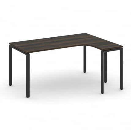 Стол эргономичный правый CОНCЕПТ CН.ОСА-002(Р) Дуб Мали Черный / CONCEPT CN.OSA-002(R)_0