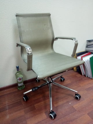 Кресло офисное Хельмут ЛБ ХА-102-04 низкая спинка Бронзовый / LB HA-102-04_5