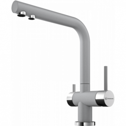 Смеситель Омоикири Нагано-Гр Латунь/Ленинград Грей / Omoikiri Nagano-Gr Латунь/Leningrad Grey_0