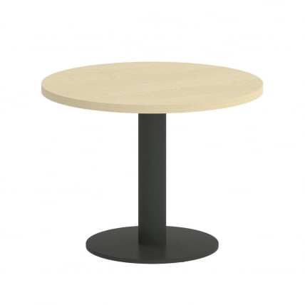 Стол журнальный круглый ХОМЕ ОФФИCЕ ВР.СП-5-60.1Г Клен/Антрацит металл / HOME OFFICE VR.SP-5-60.1G_0