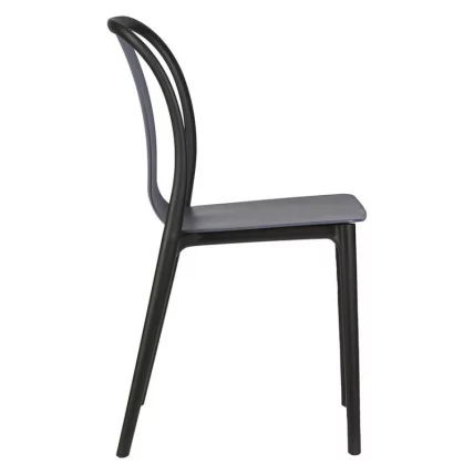 Стул обеденный ДОБРИН АДЭМ (черный/серо-голубой) / DOBRIN ADAM_1