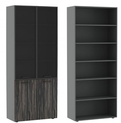 Шкаф для бумаг ДЭЛИ ДЛИ37250021 Эбен Антрацит / DALI DLI37250021_0