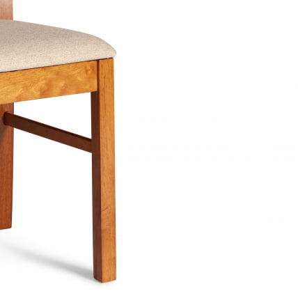 Стул Гермес/ Хермес дерево гевея, 43х49х94см, Еспрессо, ткань бежевая (С178-4) / Hermes Espresso, (S178-4)_6