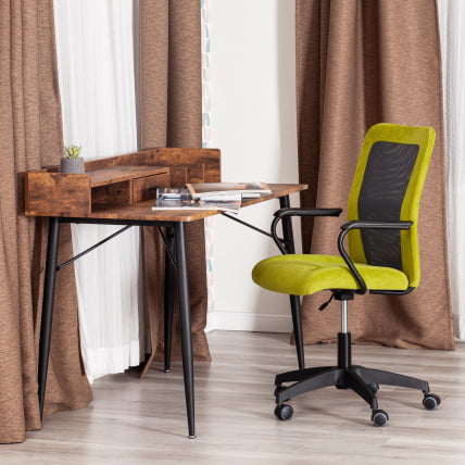 Кресло СТАФФ флок/ткань, олива/серый, 23/В-12 / STAFF 23/W-12_11