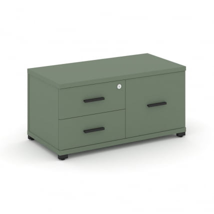 Тумба приставная сервисная CОНCЕПТ CН.ТСР-001 Б/В Кобо Черный / CONCEPT CN.TSR-001 B/W_0