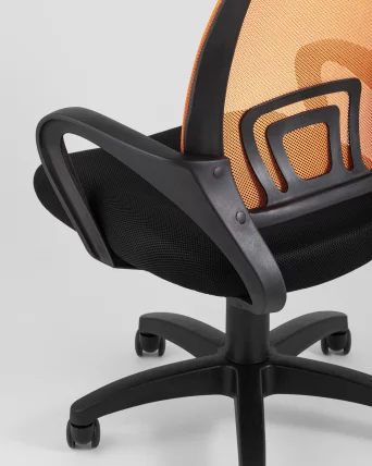 Компьютерное кресло ТопЧаирс Симпле Оранжевое / TopChairs Simple_6