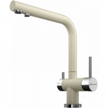 Смеситель Омоикири Нагано-Бе Латунь/Гранит/Ваниль / Omoikiri Nagano-Be_0