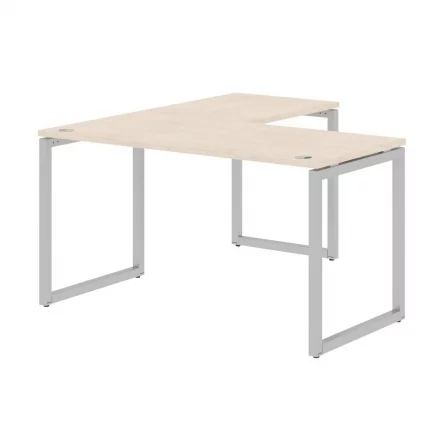 Стол угловой правый КСТЕН-К КСКCТ 1415 Р Бук Тиара Алюминий / XTEN-Q XQCT R_0