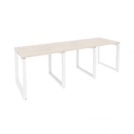 Рабочая станция на О-образном м/к ОНИКС О.МО-РС-3.0.7 Денвер Светлый/Белый / ONIX O.MO-RS-3.0.7_0