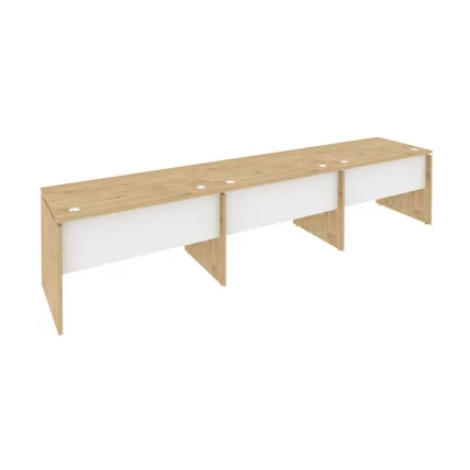 Рабочая станция ОНИКС О.РС-3.2.7 Тиквуд Светлый/Белый / ONIX O.RS-3.2.7_0