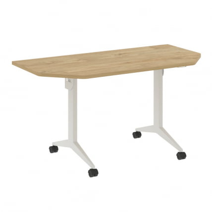 Стол складной мобильный КС-Пулл КС.М-7.Т1 Тиквуд Светлый/Белый / X-Pull X.M-7.T1_0