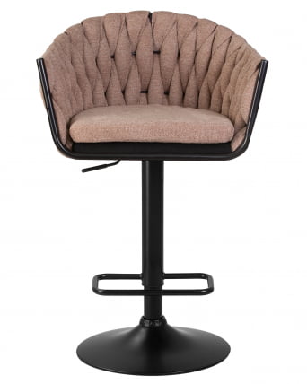 Стул барный ДОБРИН ЛЕОН Коричневая ткань ЛАР 275-3 / DOBRIN LEON LAR_5