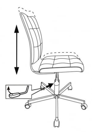 Кресло для оператора Бюрократ CХ-330М Хаки экомех / CH-330M_5