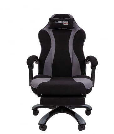 Кресло для геймеров CХАИРМАН ГАМЕ 35 Черный-св.серый / CHAIRMAN GAME_1
