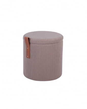 Пуф Руни КСС с ящиком вельвет коричневый / XS_0