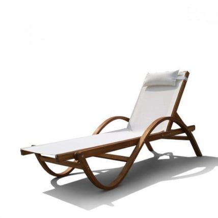 Шезлонг-лежак Мальта АФМ-511C Вхите / AFM-511C White_1