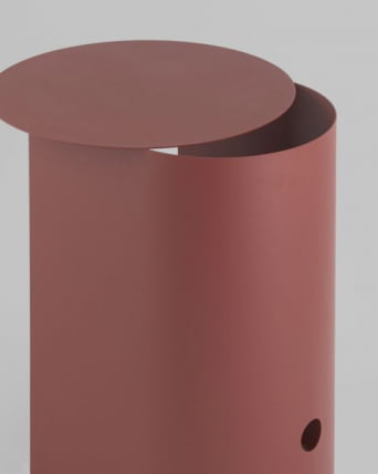 Журнальный столик Флоире металл бордовый / Floire_9