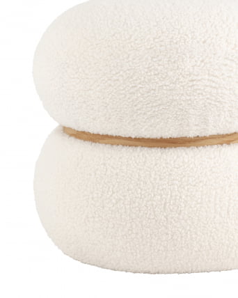 Пуф Полли С Тедди белый / S_1