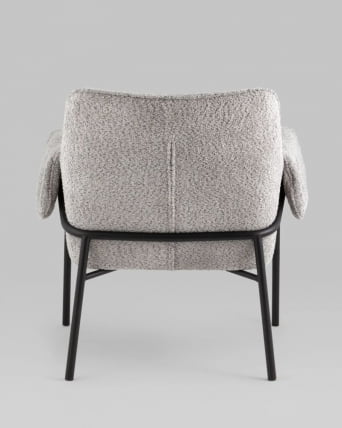 Кресло лаунж Бесс альпака Серый_5