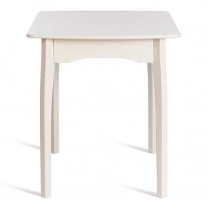 Стол CАТЕРИНА бук, мдф, 100+30кс70кс75, Иворй вхите / CATERINA 100+30x70x75, Ivory white_1