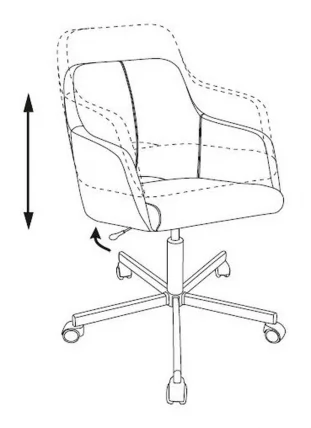 Кресло для оператора Бюрократ CХ-380М Придорожная трава 38-407 / CH-380M_4