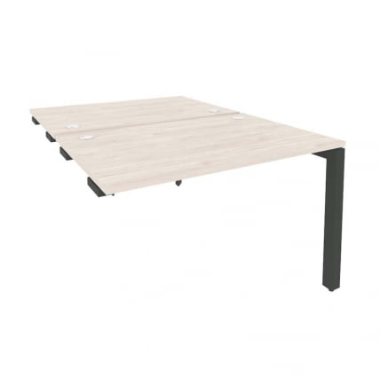 Стол-приставка двойной на П-образном м/к к опорным элем. ОНИКС О.МП-Д.СПР-2.8 Денвер Светлый/Антрацит / ONIX O.MP-D.SPR-2.8_0