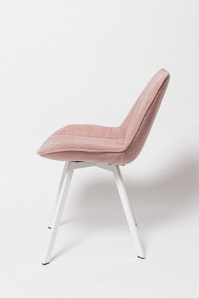 Стул К 21 вхите Розовый (ПС 12\б) / white (PС_1