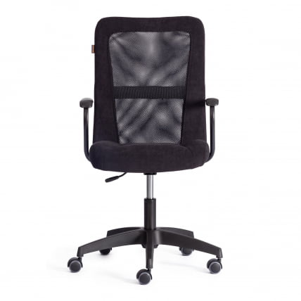 Кресло СТАФФ флок/ткань, черный, 35/В-11 / STAFF 35/W-11_4