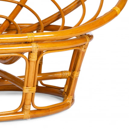 Диван МАМАСАН/МАМАСАН 23/02 В /с подушкой/ подушка 182х119 см, 169х102х80 см, Пекан (орех), ткань, оранжевый, С 23 / MAMASAN/МАМАСАН W Pecan_12