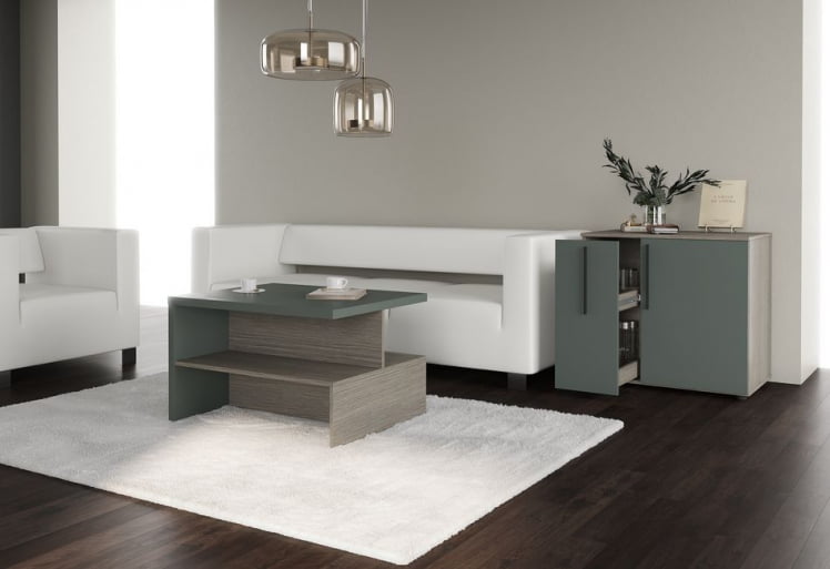 Зона для посетителей ВЕЛИОН №4 Нефрит Дуб Сильвер / VELION_0