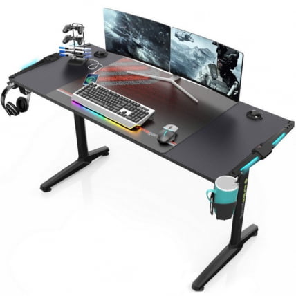 Стол для компьютера (для геймеров) ЕУРЕКА ГИП 55 Блаcк / EUREKA GIP Black_4