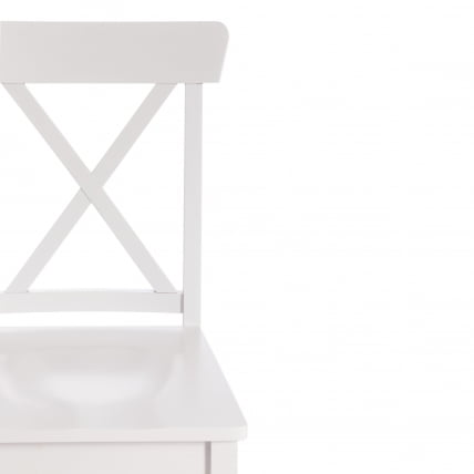 Стул Ретро дерево гевея, МДФ, 44,3 кс 55 кс 89 кс СХ45см, Белый (Вхите) / Retro x x x SH45см, (White)_5