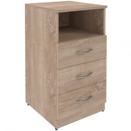 Тумба приставная Симпле СC-3Д.1А Дуб сонома светлый / Simple SC-3D.1A_0