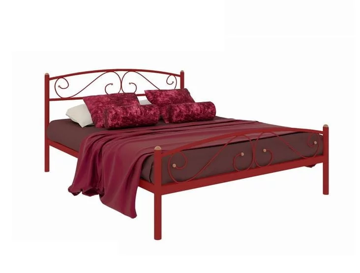 Кровать Вероника Плус 1400х2000 Красная / Plus_0