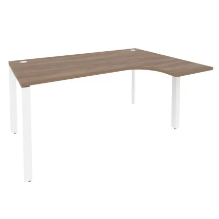 Стол эргономичный правый на П-образном м/к ОНИКС О.МП-СА-4Р Дуб Аризона/Белый / ONIX O.MP-SA-4R_0