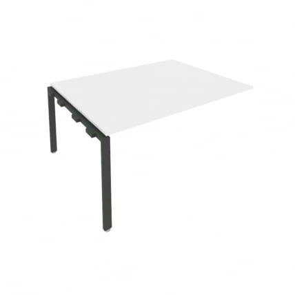 Проходной наборный элемент переговорного стола Метал Сйстем Б.ППРГ-4 Белый/Антрацит / Metal System_0