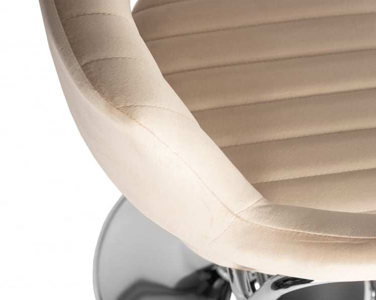 Стул барный ДОБРИН CХАРЛЙ Бежевый велюр МДЖ9-10 / DOBRIN CHARLY MJ9-10_7