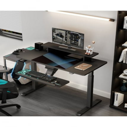 Стол для для компьютера c электрической регулировкой по высоте ЕУРЕКА ЕРК-СМ55-Б / c EUREKA ERK-SM55-B_8