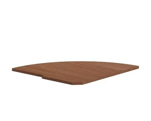 Полка заверщающая для угловой стойки ПC-5.2 Л Французкий Орех / PC-5.2 L_0