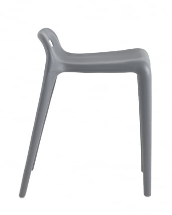 Табурет Слеттен пластик Серый / Sletten_4