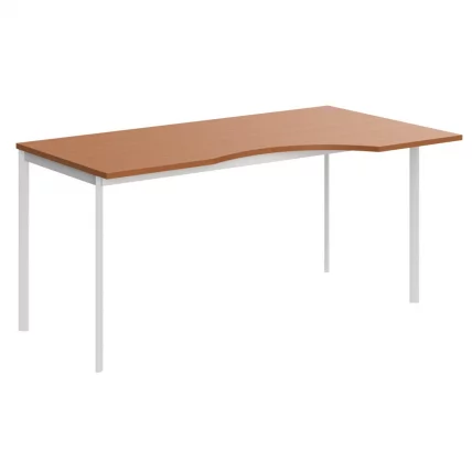 Стол эргономичный ИМАГО-С CА-1С(Л/Р) груша ароза белый полуматовый / IMAGO-S CA-1S(L/R)_0