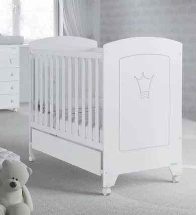 Кровать Микуна Валентина 120кс60 Вхите / Micuna Valentina 120x60 White_0