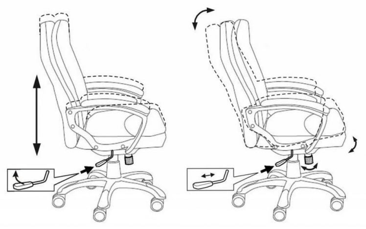Кресло руководителя Бюрократ CХ-868Н/БРОВН / CH-868N/BROWN_4