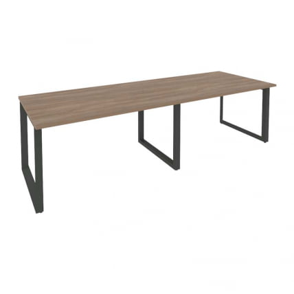 Стол переговорный (2 столешницы) ОНИКС О.МО-ПРГ-2.3 Дуб Аризона/Антрацит / ONIX O.MO-PRG-2.3_0