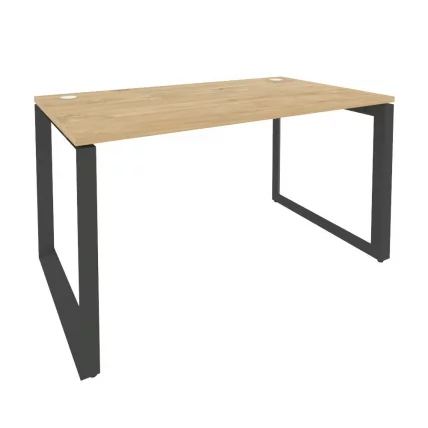 Стол рабочий на О-образном м/к ОНИКС О.МО-СП-3.8 Тиквуд Светлый/Антрацит / ONIX O.MO-SP-3.8_0