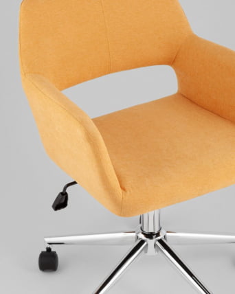 Стул офисный РОСС рогожка желтый / ROSS_6