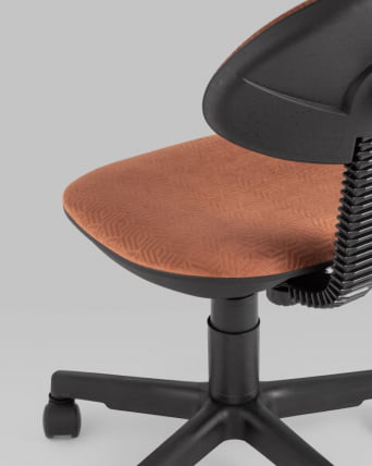 Кресло компьютерное детское УМКА Геометрия терракотовый_6