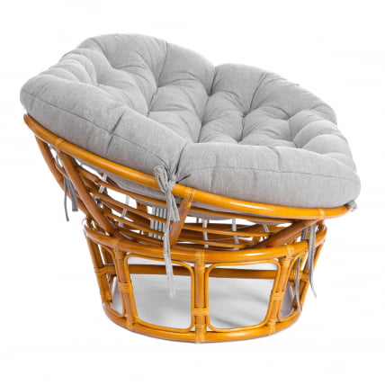 Диван МАМАСАН/МАМАСАН 23/02 В /с подушкой/ 169х102х80 см, Пекан (орех), матрац 182х119 см, ткань серо-бежевая 3М 16/2 / MAMASAN/МАМАСАН W Pecan_1